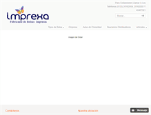 Tablet Screenshot of imprexa.com.mx